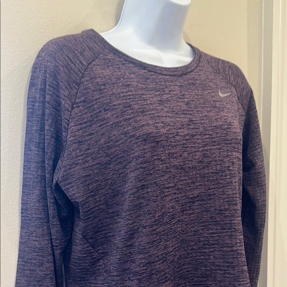 Nike Purple Long Sleeve Top- medium - Picture 2 of 6